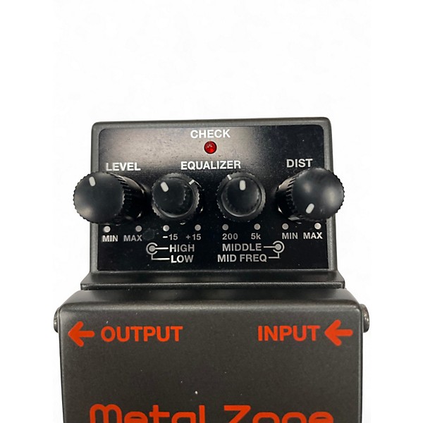Used BOSS MT2 Metal Zone Distortion Effect Pedal
