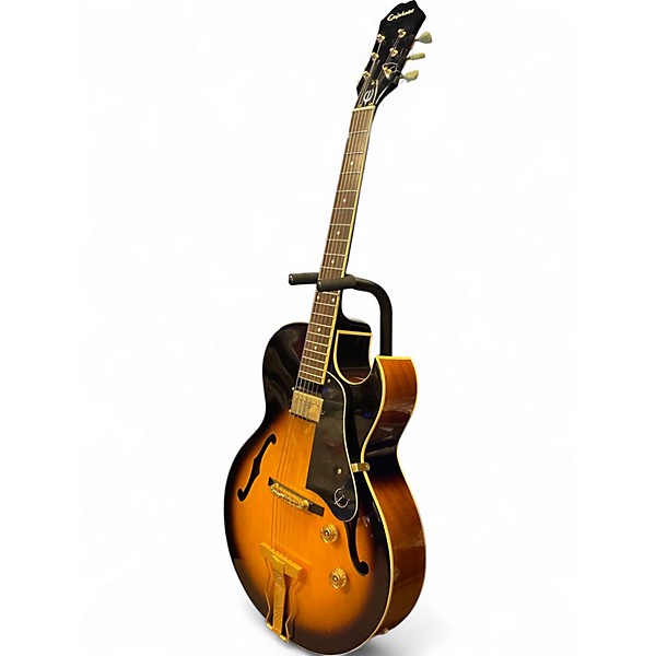 Used Epiphone Zephyr Regent Sunburst Hollow Body Electric Guitar