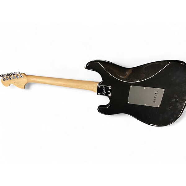 Used Squier AFFINITY SERIES STRATOCASTER HSS Black Solid Body Electric Guitar