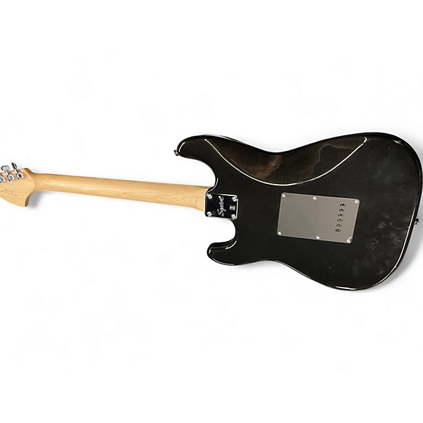 Used Squier AFFINITY SERIES STRATOCASTER HSS Black Solid Body Electric Guitar