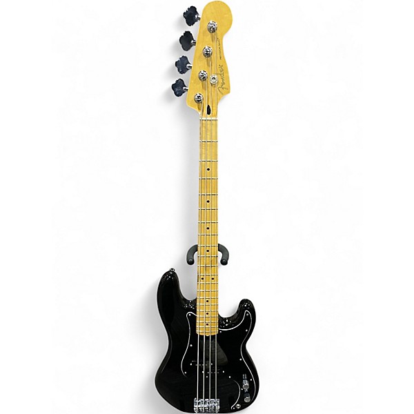 Used Fender Player Precision Bass Black Electric Bass Guitar