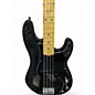 Used Fender Player Precision Bass Black Electric Bass Guitar