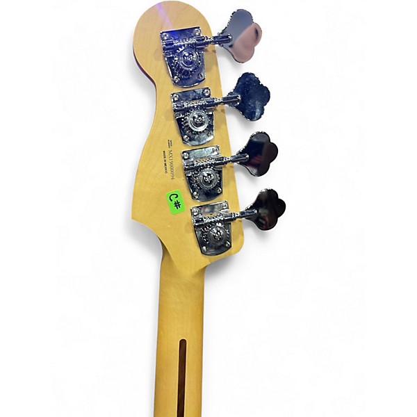 Used Fender Player Precision Bass Black Electric Bass Guitar