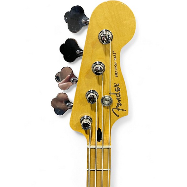 Used Fender Player Precision Bass Black Electric Bass Guitar