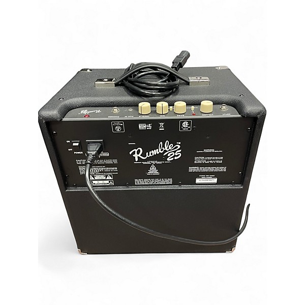 Used Fender Rumble 25 25W 1x8 Bass Combo Amp