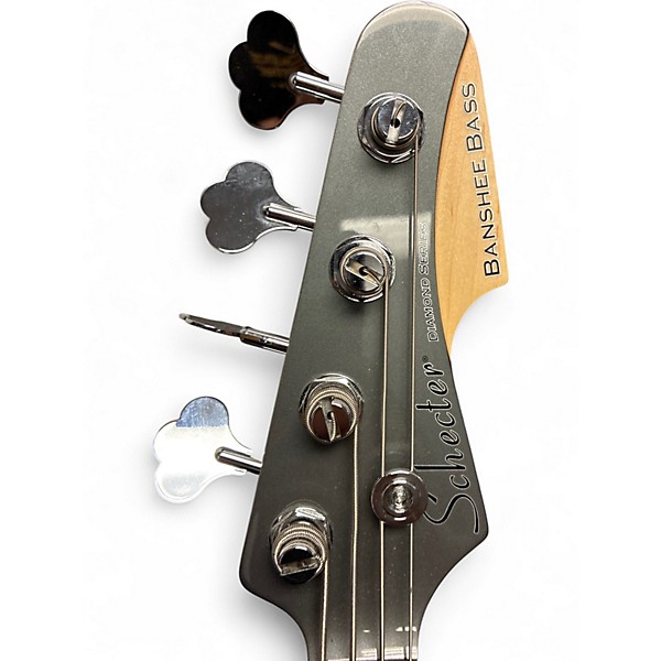 Used Schecter Guitar Research Banshee Gray Solid Body Electric Guitar