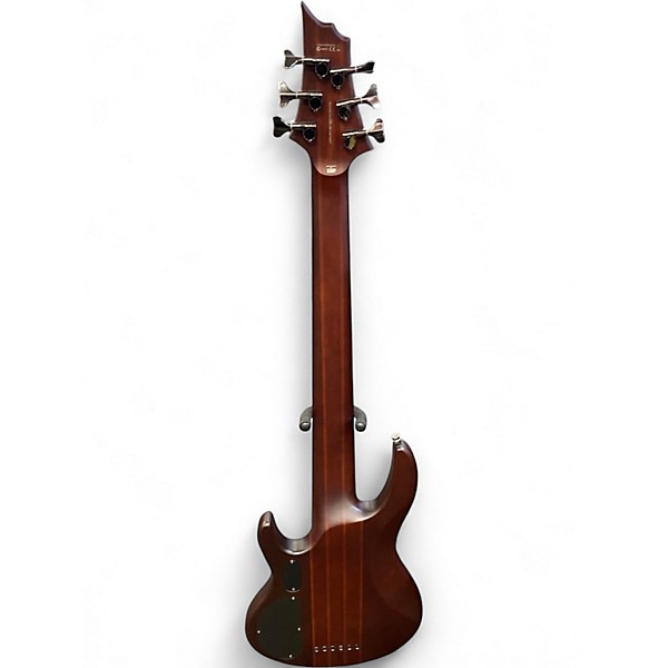 Used ESP LTD D6 6 String Mahogany Electric Bass Guitar