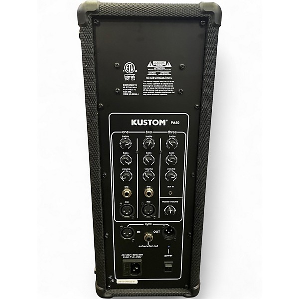 Used Kustom PA50 Powered Speaker