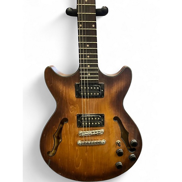Used Ibanez AM73B Archtop Mahogany Hollow Body Electric Guitar