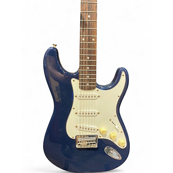 Used Squier Bullet Stratocaster Hardtail Blue Solid Body Electric Guitar