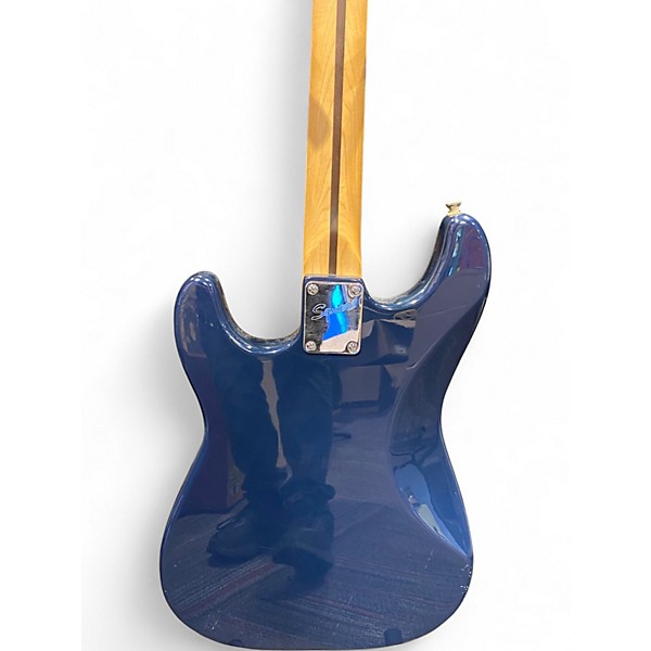 Used Squier Bullet Stratocaster Hardtail Blue Solid Body Electric Guitar