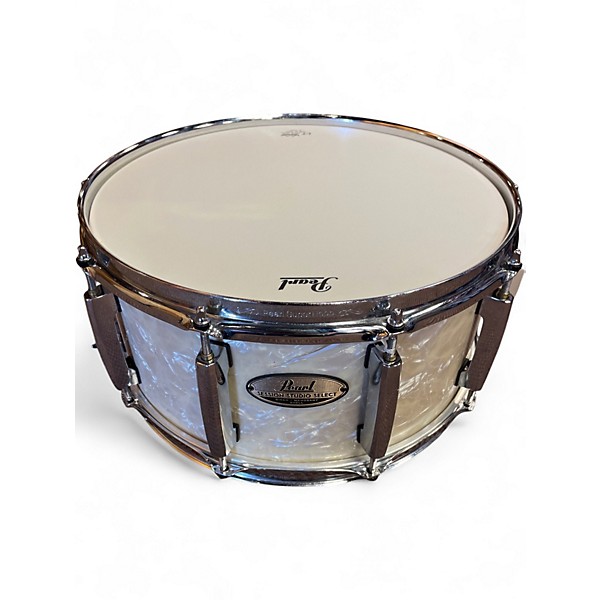 Used Pearl 14in SESSION STUDIO 14 INCH Pearl White Drum