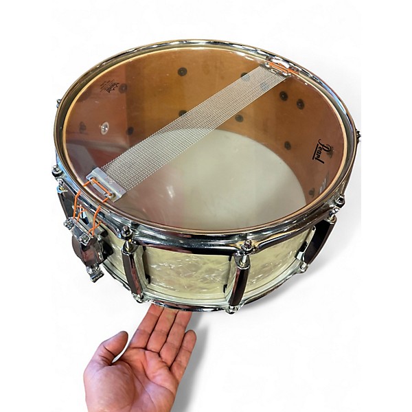 Used Pearl 14in SESSION STUDIO 14 INCH Pearl White Drum