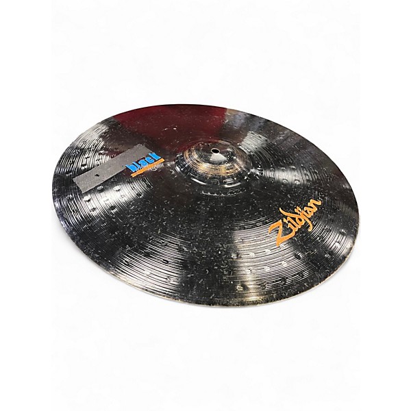 Used Zildjian 20in PITCH BLACK CRASH RIDE Cymbal