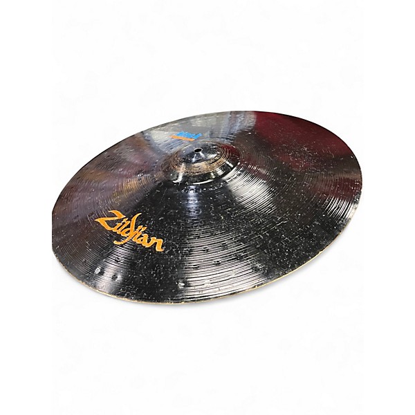 Used Zildjian 20in PITCH BLACK CRASH RIDE Cymbal