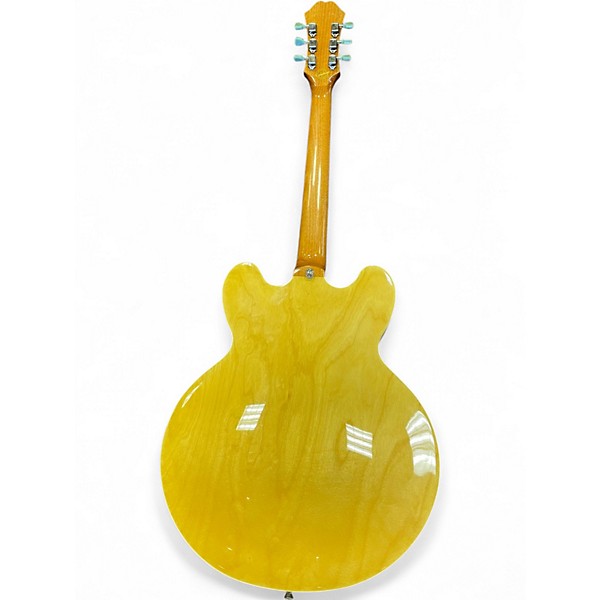 Used 2014 Epiphone ES335 Pro Natural Hollow Body Electric Guitar