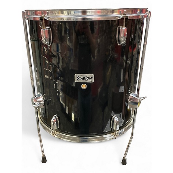 Used Starion 16in Floor tom black Drum