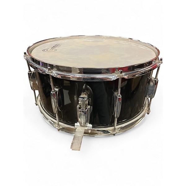 Used Ludwig 14X6.5 Accent CS Snare Black Drum