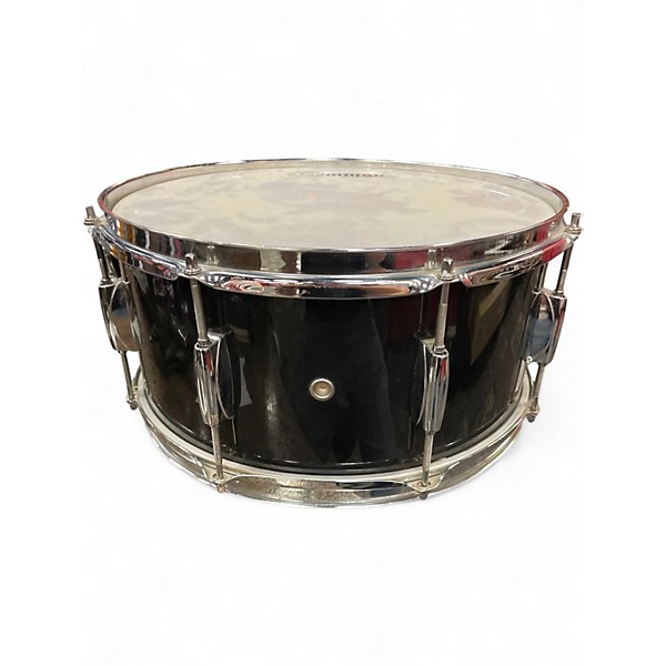 Used Ludwig 14X6.5 Accent CS Snare Black Drum