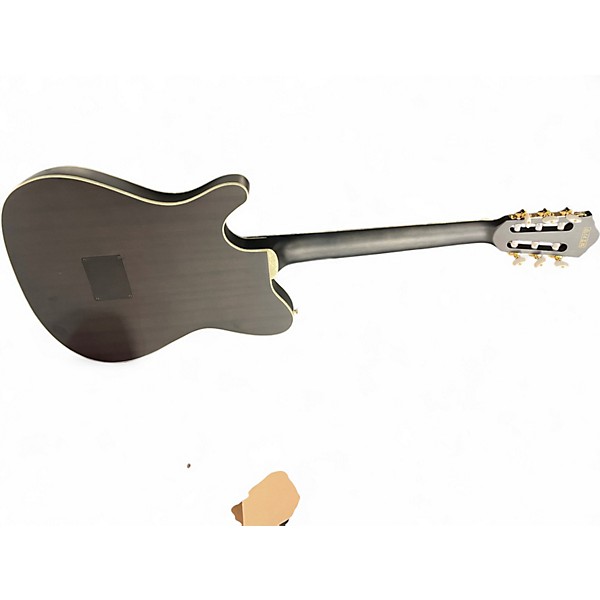 Used Ibanez TOD10 MATTE BLACK Classical Acoustic Electric Guitar