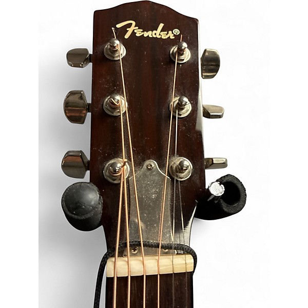 Used Fender fr-48 Silver Resonator Guitar