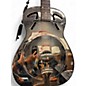 Used Fender fr-48 Silver Resonator Guitar