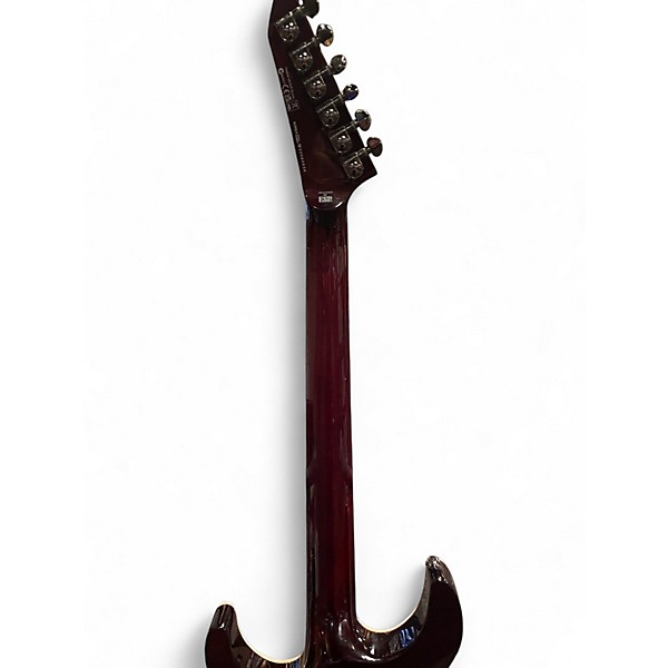 Used ESP LTD MH1000 Deluxe Trans Red Solid Body Electric Guitar