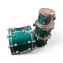 Used Premier 4 Piece Genista Emerald Green Drum Kit