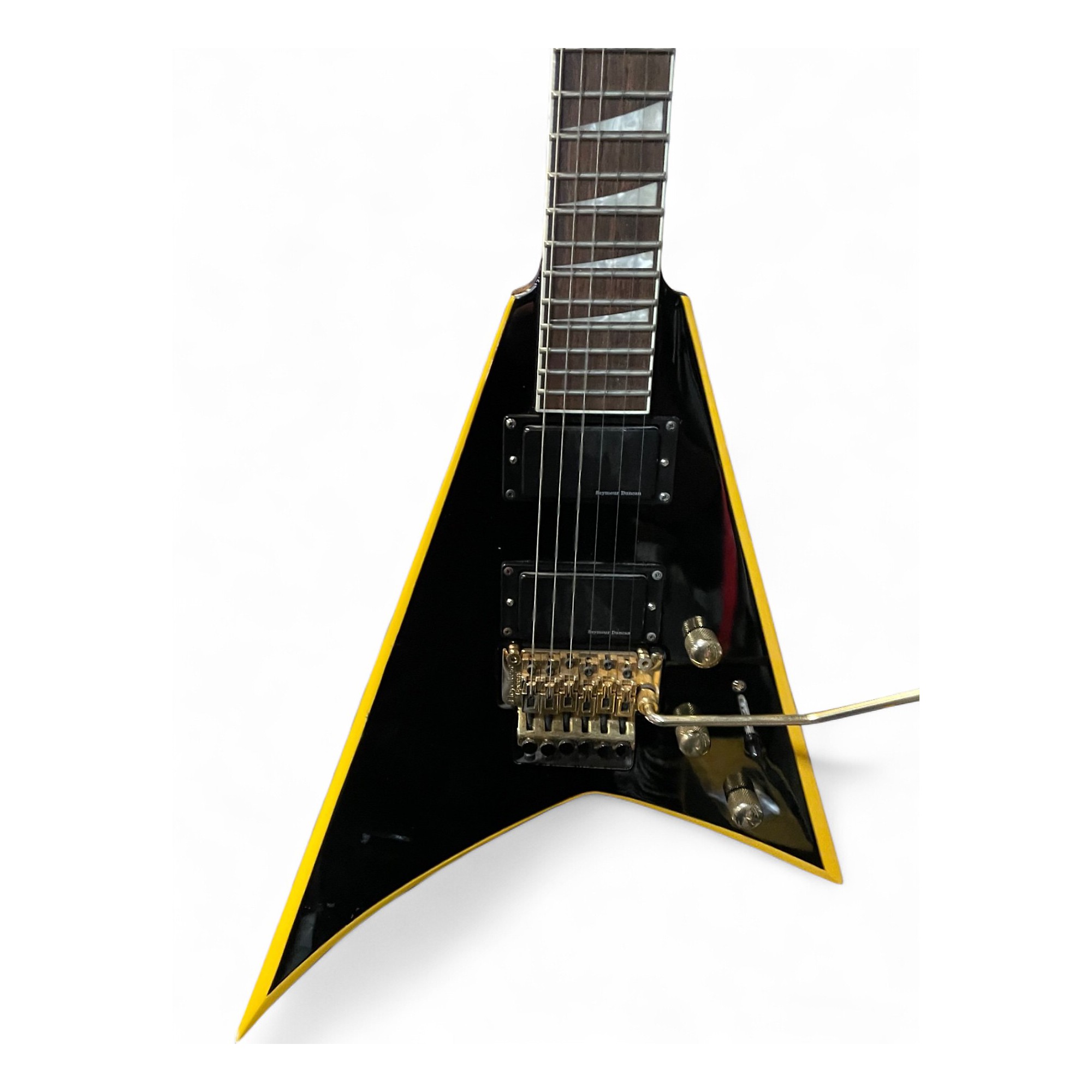 Used Jackson X SERIES RHODES RRX24 Black and Yellow Solid Body