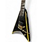 Used Jackson X SERIES RHODES RRX24 Black and Yellow Solid Body Electric Guitar