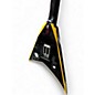 Used Jackson X SERIES RHODES RRX24 Black and Yellow Solid Body Electric Guitar
