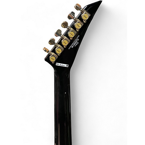 Used Jackson X SERIES RHODES RRX24 Black and Yellow Solid Body Electric Guitar