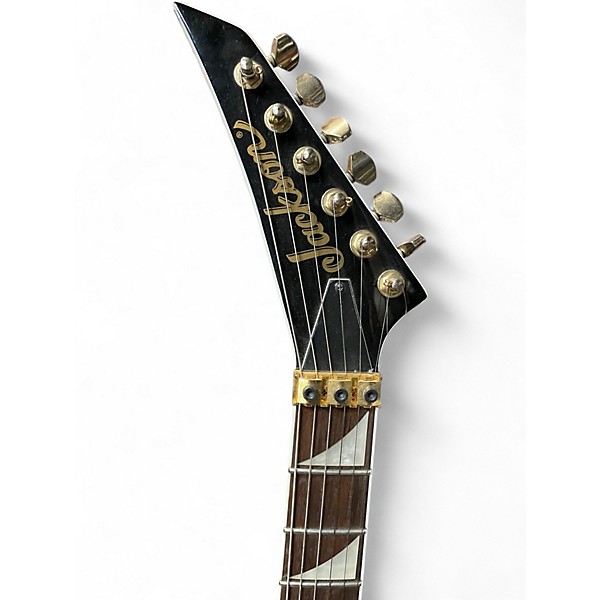 Used Jackson X SERIES RHODES RRX24 Black and Yellow Solid Body Electric Guitar