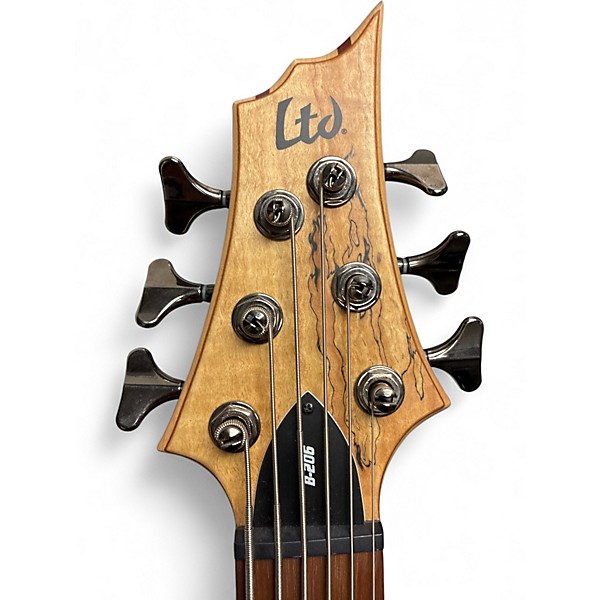Used ESP LTD B206SM 6 String Natural Electric Bass Guitar