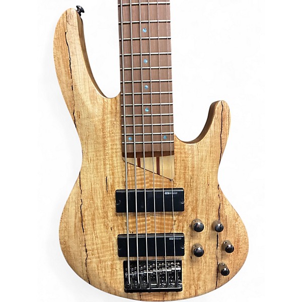 Used ESP LTD B206SM 6 String Natural Electric Bass Guitar