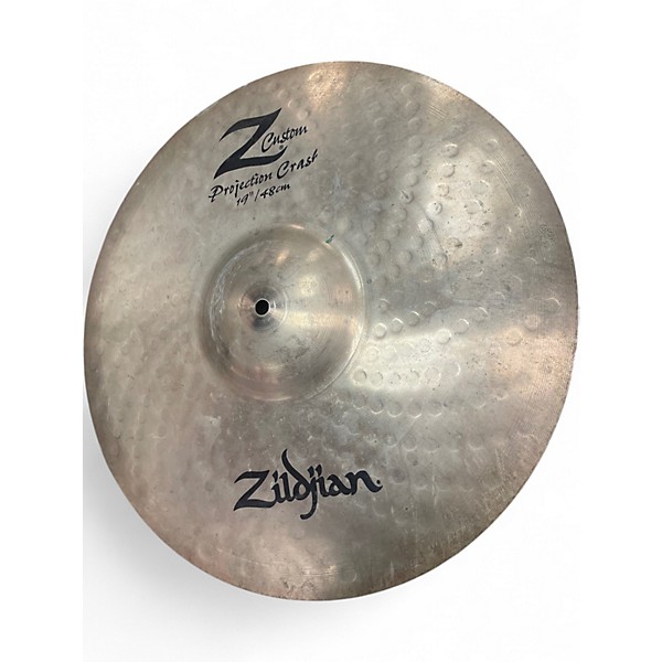 Used Zildjian 19in z custom projection crash Cymbal