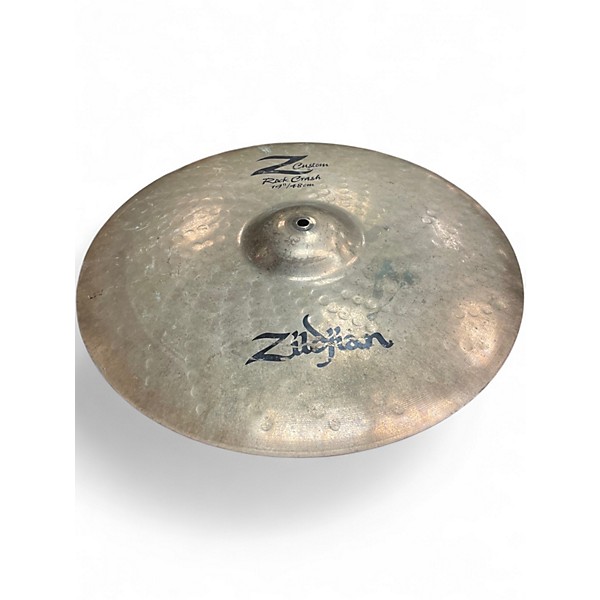 Used Zildjian 19in Z Custom Rock Crash Cymbal