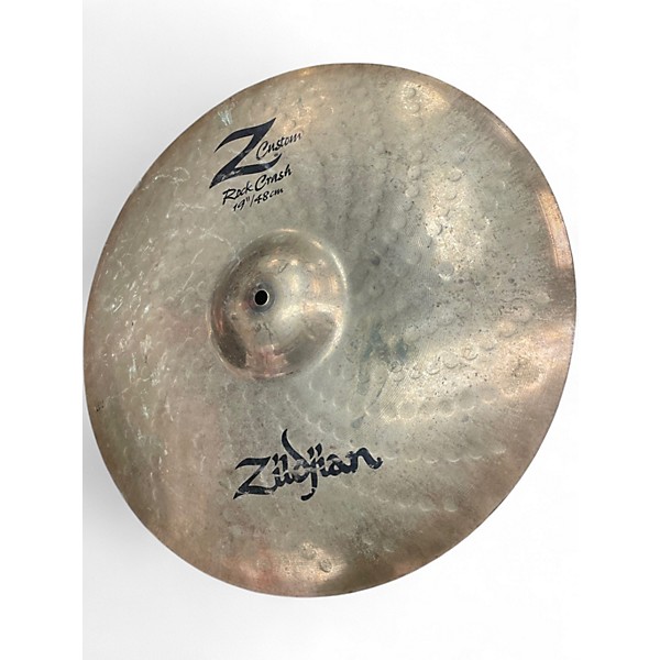 Used Zildjian 19in Z Custom Rock Crash Cymbal