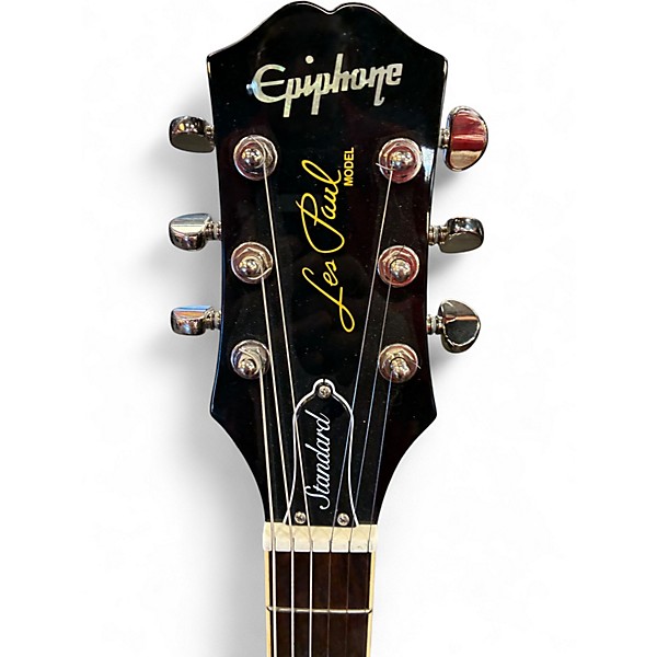 Used Epiphone Les Paul Standard Black Solid Body Electric Guitar