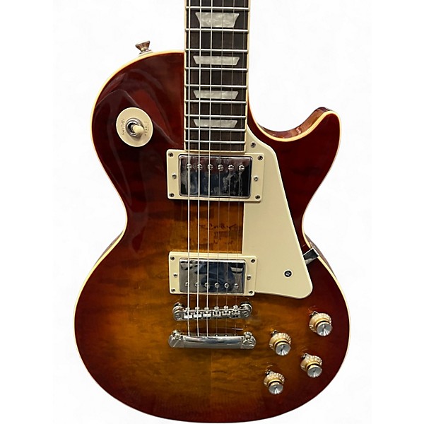 Used Epiphone Les Paul Standard 60s quilt 2 Color Sunburst Solid Body Electric Guitar