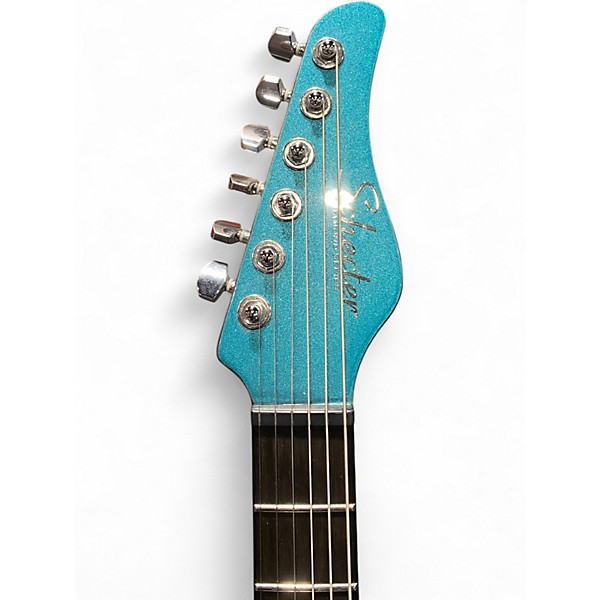 Used Schecter AM6 LH ARTIC JADE Electric Guitar