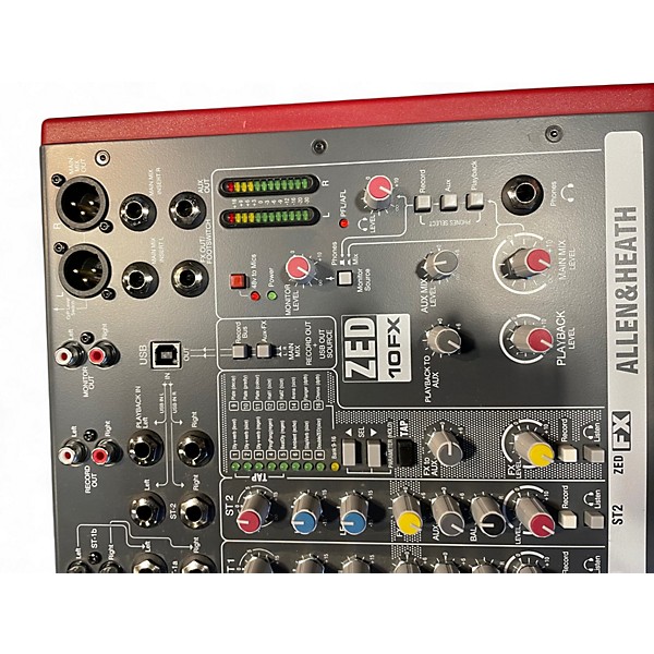 Used Allen & Heath ZED10FX Unpowered Mixer