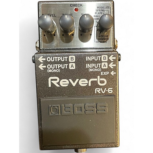 Used BOSS RV6 Digital Reverb Effect Pedal