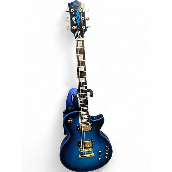Used Firefly FFSP ELITE Blue Burst Solid Body Electric Guitar
