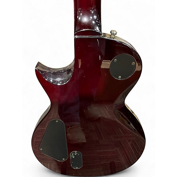 Used ESP LTD EC1000 Deluxe QUILTED RED Solid Body Electric Guitar