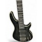 Used Schecter Guitar Research Hellraiser Extreme 5 String TRANS BLACK Electric Bass Guitar