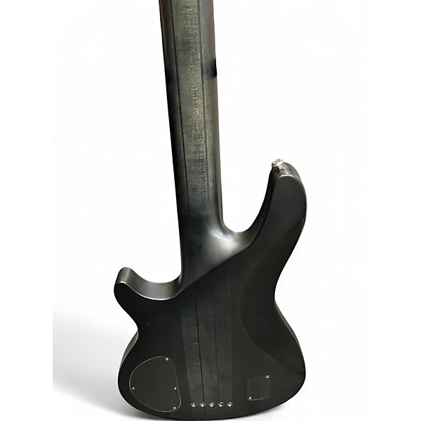 Used Schecter Guitar Research Hellraiser Extreme 5 String TRANS BLACK Electric Bass Guitar