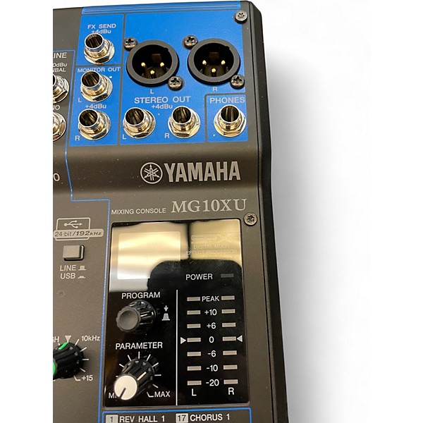 Used Yamaha MG10XU 10 Channel Mixer with Effects Unpowered Mixer