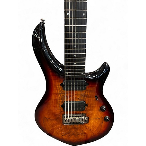 Used Sterling by Music Man JP157SM Trans Amber Solid Body Electric Guitar