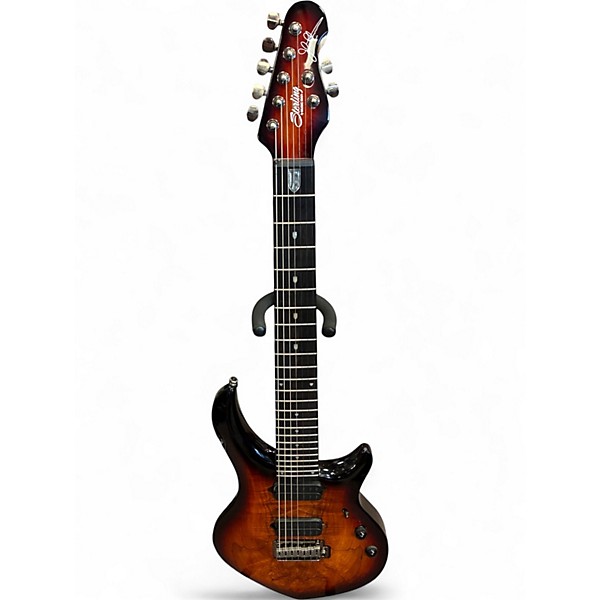 Used Sterling by Music Man JP157SM Trans Amber Solid Body Electric Guitar